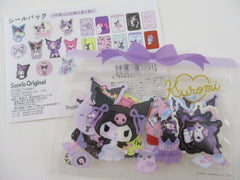 Cute Kawaii Characters Flake Stickers Sack Preowned - Kuromi
