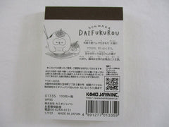 Cute Kawaii Kamio Food Daifukurou Mini Notepad / Memo Pad - Stationery Designer Paper Collection