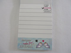 Cute Kawaii Q-Lia Pixel Unicorn Mini Notepad / Memo Pad - Stationery Design Writing Collection