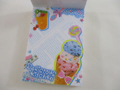 Cute Kawaii Kamio Ice Cream Delicious Kitchen Mini Notepad / Memo Pad - Stationery Designer Paper Collection