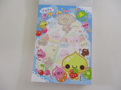 Cute Kawaii Crux Fruit Candy Drops Mini Notepad / Memo Pad - Stationery Designer Paper Collection Rare