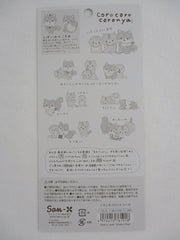 Cute Kawaii San-X CorocorocoroNya Cat Sticker Sheet 2020 - A - for Planner Journal Scrapbook Craft