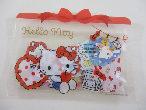 Cute Kawaii Characters Flake Stickers Sack Preowned - Hello Kitty