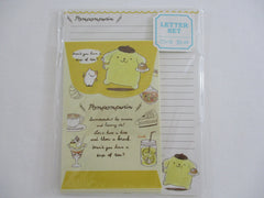 Cute Kawaii Sanrio Pom Pom Purin Cafe Dog Letter Set Pack - Stationery Penpal Writing Paper Envelope