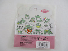 Cute Kawaii Mind Wave 30th Anniversary - Crocodile Crocs Flake Stickers Sack - for Journal Agenda Planner Scrapbooking Craft