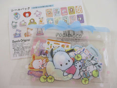 Cute Kawaii Characters Flake Stickers Sack Preowned - Pochacco
