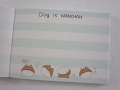 Cute Kawaii Q-Lia Dog Wanchan Mini Notepad / Memo Pad - Stationery Design Writing Collection