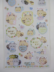 Cute Kawaii San-X Kokoro Araiguma Raccoon Sticker Sheet 2021 - C - for Planner Journal Scrapbook Craft