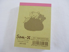 Cute Kawaii San-X Rilakkuma Bear Strawberry Mini Notepad / Memo Pad - C - Stationery Writing Message