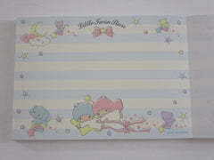 Cute Kawaii Sanrio Little Twin Stars 4 x 6 Inch Notepad / Memo Pad - Stationery Designer Paper Collection