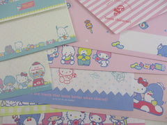 Cute Kawaii Hello Kitty Little Twin Stars My Melody Pochacco Tuxedosam Cherry Chum Letter Sets - Penpal Stationery Writing Paper Envelope