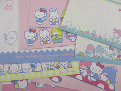 Cute Kawaii Hello Kitty Little Twin Stars My Melody Pochacco Tuxedosam Cherry Chum Letter Sets - Penpal Stationery Writing Paper Envelope