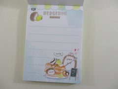 Cute Kawaii Q-Lia Cafe Parlor Hedgehog Mini Notepad / Memo Pad - Stationery Design Writing Paper Collection