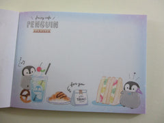Cute Kawaii Q-Lia Cafe Parlor Penguin Mini Notepad / Memo Pad - Stationery Design Writing Paper Collection