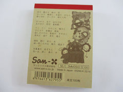 Cute Kawaii San-X Sentimental Circus Mini Notepad / Memo Pad - T - Vintage Rare