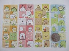 Cute Kawaii San-X Sumikko Gurashi Sticker Sheet - 4 strips - for Journal Planner Craft Stationery