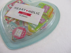 Cute Kawaii Mind Wave Heart Holic Candy Drop Style Flake Stickers Pack - D #Game Geek Fun - for Journal Planner Agenda Craft Scrapbook