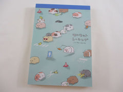 Cute Kawaii Q-Lia Hamster 4 x 6 Inch Notepad / Memo Pad - Stationery Designer Paper Collection