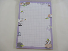 Cute Kawaii Q-Lia Hamster 4 x 6 Inch Notepad / Memo Pad - Stationery Designer Paper Collection