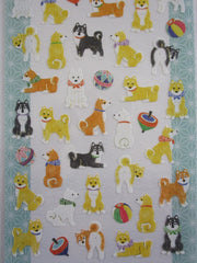 Cute Kawaii Mind Wave Dog Puppies Sticker Sheet - for Journal Planner Craft