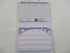 Cute Kawaii Crux Obakenu Ghost 4 x 6 Inch Notepad / Memo Pad - Stationery Designer Paper Collection