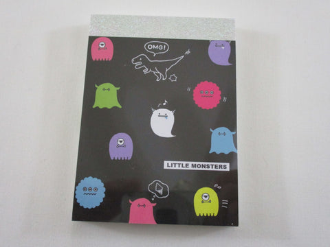 Cute Kawaii Crux Little Monster Dino Ghost Mini Notepad / Memo Pad - Stationery Designer Paper Collection