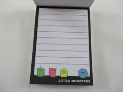 Cute Kawaii Crux Little Monster Dino Ghost Mini Notepad / Memo Pad - Stationery Designer Paper Collection