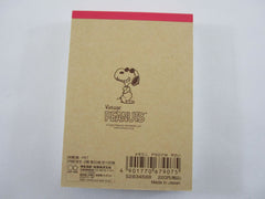 Cute Kawaii Peanuts Snoopy Mini Notepad / Memo Pad Kamio - B Food Market - Stationery Designer Paper Collection