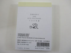 Cute Kawaii Peanuts Snoopy Mini Notepad / Memo Pad Kamio - I Starry Night - Stationery Designer Paper Collection