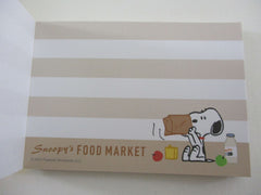 Cute Kawaii Peanuts Snoopy Mini Notepad / Memo Pad Kamio - C Food Market - Stationery Designer Paper Collection