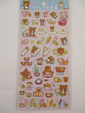 Cute Kawaii San-X Rilakkuma Bear Sticker Sheet 2016 - A - for Planner Journal Scrapbook Craft