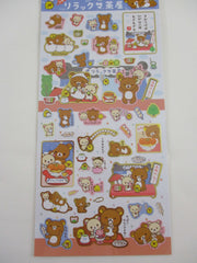 Cute Kawaii San-X Rilakkuma Bear Sticker Sheet 2016 - B - for Planner Journal Scrapbook Craft