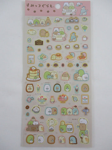 Cute Kawaii San-X Sumikko Gurashi Coffee Sticker Sheet 2015 - A - for Planner Journal Scrapbook Craft