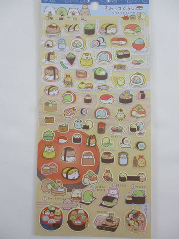 Cute Kawaii San-X Sumikko Gurashi Sushi Sticker Sheet 2015 - B - for Planner Journal Scrapbook Craft