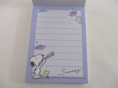 Cute Kawaii Peanuts Snoopy Mini Notepad / Memo Pad Kamio - L Stars - Stationery Designer Paper Collection