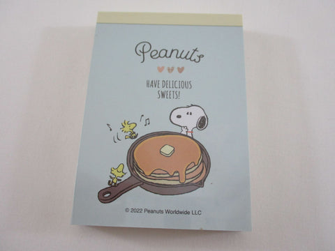 Cute Kawaii Peanuts Snoopy Mini Notepad / Memo Pad Kamio - M pancakes - Stationery Designer Paper Collection