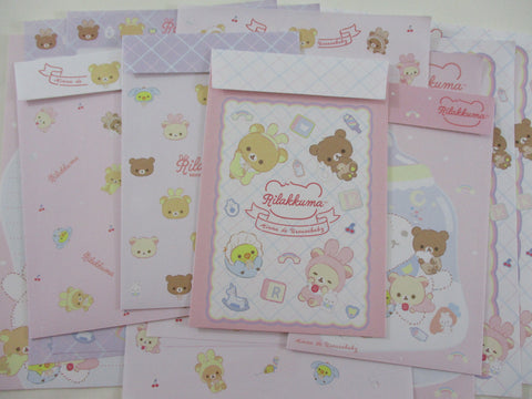 Cute Kawaii San-X Rilakkuma Usausababy Letter Sets - Stationery Writing Paper Envelope