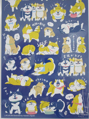 Cute Kawaii Mind Wave Playful Dogs Puppies Sticker Sheet - for Journal Planner Craft