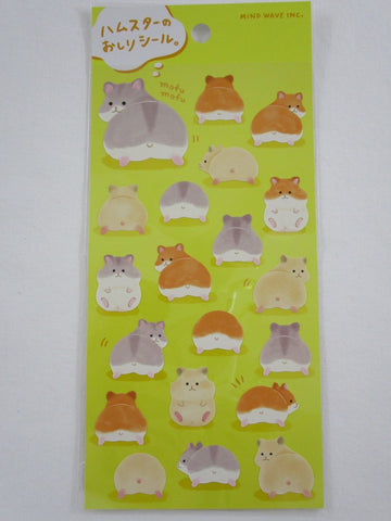 Cute Kawaii Mind Wave Hamster Sticker Sheet - for Journal Planner Craft