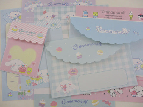 Cute Kawaii Cinnamoroll Letter Sets - Penpal Stationery Writing Paper Envelope - Rare Preowned