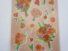 Cute Kawaii Mind Wave Flower Parlor Salon de Fleur Sticker Sheet - C - for Journal Planner Craft Organizer Calendar Garden Spring Nature