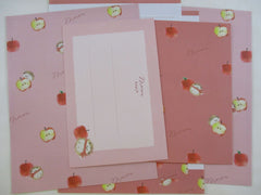 Cute Kawaii Q-Lia Hedgehog Apple Moime Letter Sets - Writing Paper Envelope Stationery