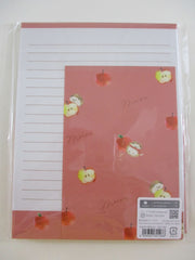 Cute Kawaii Qlia Apple Hedgehog Autumn Letter Set Pack - Stationery Writing Paper Penpal Collectible