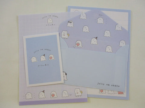 Cute Kawaii Kamio Obake Ghost Mini Letter Sets - Small Writing Note Envelope Set Stationery