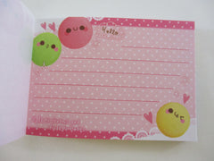 Cute Kawaii Crux Macaroon Cream Mini Notepad / Memo Pad - Stationery Designer Paper Collection Rare