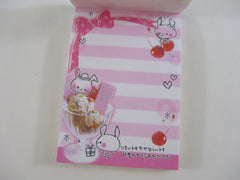 Cute Kawaii Crux Rabbit Macaroon Mini Notepad / Memo Pad - Stationery Designer Paper Collection Rare