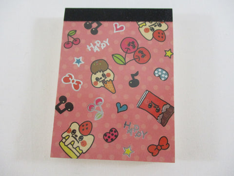 Cute Kawaii Kamio Happy Sweet Mini Notepad / Memo Pad - Stationery Designer Paper Collection