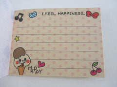 Cute Kawaii Kamio Happy Sweet Mini Notepad / Memo Pad - Stationery Designer Paper Collection