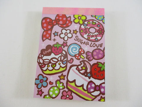 Cute Kawaii Kamio Sugar Love Mini Notepad / Memo Pad - Stationery Designer Paper Collection