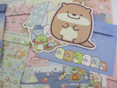 Cute Kawaii San-X Sumikko Gurashi Letter Sets - 2020 Camping - Writing Paper Envelope Stationery Penpal